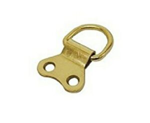 D-rings 2-Hole Pack2 Electro Brass (PK 2)