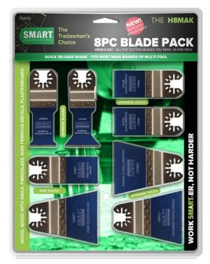 SMART H8MAK 8 Piece Multitool Blade Kit (SET)