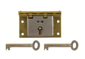 A&E SQUIRE D825VB Box Lock Cut 1Lever 63mm 2Key PB (EACH)