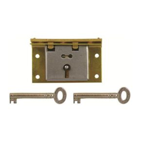 A&E SQUIRE D83VB Box Lock Cut 1Lever 76mm 2Key PB (EACH)
