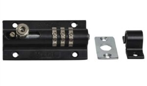 Combination Bolt 3 Digit 90mm Black (EACH)