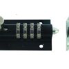 Combination Bolt 4 Digit 125mm Black (EACH)