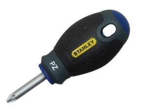 STANLEY 0-65-408 Screwdriver Stubby Fatmax Pozi Pz1x30mm (EACH)