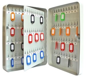 Key Cabinet 140 Hooks 280x370x80 Grey (EACH)