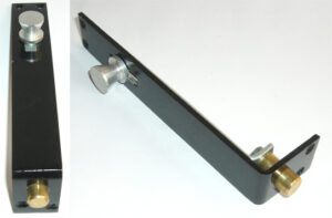 Knob Slide Bolt 152mm Black (EACH)