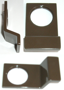 Cylinder Pull Round 80x41mm Brown (EACH)