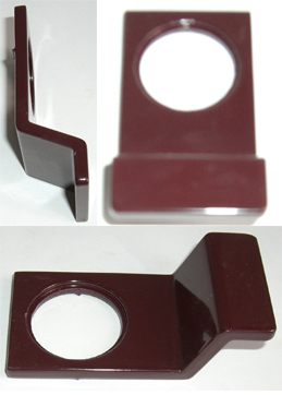 Cylinder Pull Round 80x41mm Hewi Burgundy (EACH)