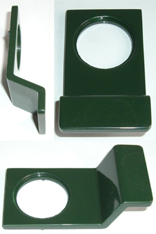 Cylinder Pull Round 80x41mm Dark Green (EACH)