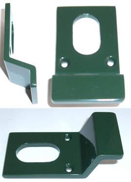 Cylinder Pull Oval 80x41mm Dark Green (EACH)