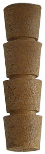 Oak Cross Grain Tapered Plug Pellets 12.7mm (PK 40)