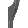 Gower Hat & Coat Hook Dark Grey 120mm (EACH)