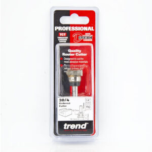 TREND +30/4X1/4TC Undercut Router 6.35mm C x 19.1mm D (EACH)