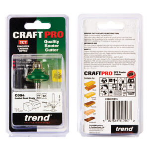 TREND C094X1/4TC Ovolo 4mm Rad1 X 4mm Rad2 (EACH)