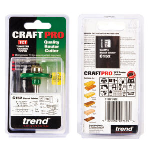 TREND C152X1/4TC Biscuit Jointer Set 37.2mm Dia (EACH)