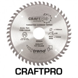 TREND CSB/16548 Craft Saw Blade 165mm x 48t x 30mm (EACH)
