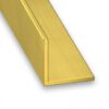 Aluminium Angle 19mm Gold 2440mm (EACH)