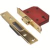 UNION J2103S-PB-2.5 3L Strongbolt Mortice Deadlock 68mm SB (EACH)