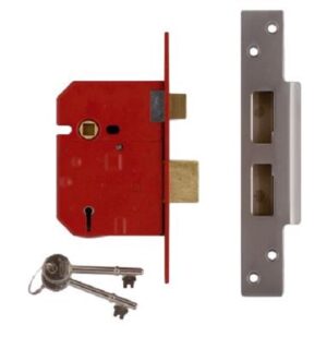 UNION J2234E-SC-3.00 5L Mortice Sashlock BS 80mm SC 20mm Throw (EACH)