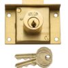 UNION J4004-PL Till Lock Cut Cylinder Pattern 63mm Brass (EACH)