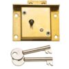 UNION J4046-SD-63 Drawer Lock Cut 4 Lever 63mm Brass (EACH)
