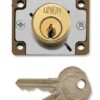 UNION J4147-PL-1.75 Cupboard Lock Straight Cylinder 44mm Brass (EACH)