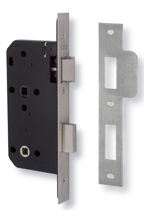 UNION J2C27S-SS55 Mortice Bathroom Lock DIN 78cc [5][8] 55mm SS (EACH)