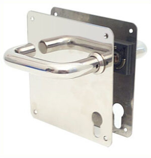 WEBB LLOYD +01/23/41 MSS U/SP 7 Lever On Square Plate Euro 19mm 72mm CC PSS (PAIR)