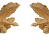 WILD GOOSE PN 966 Medium Oakleaf With 2 Acorns 63x152x12mm (PAIR)