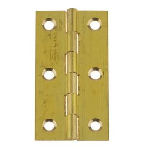 SIMONSWERK 0960.S/C Solid Drawn Butt Hinge 63x35mm SC Brass (HINGE)