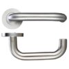 Safety Lever Sprung 19mm Push On Rose SSS (PAIR)