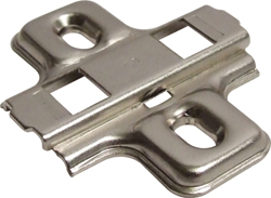 HAFELE 318.61.506 Mount Plate Screw-on 6mm Clip On NP (HINGE)