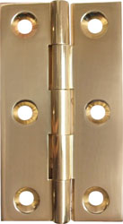 HAFELE 354.19.830 Solid Drawn Brass Butt Hinge BP 75x42x2 PB (HINGE)