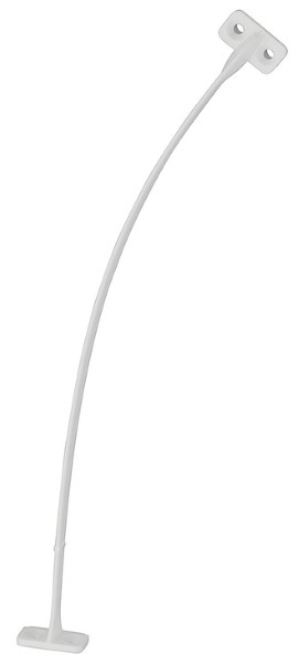 HAFELE 366.73.702 Flexible Flap Stay White 200mm (EACH)