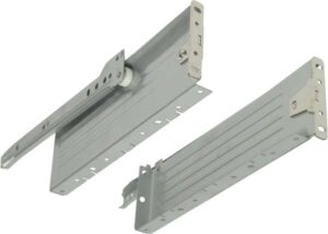 HAFELE 558.50.251 Metal Drawer Side Silver 86h 500mm (SET)