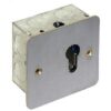 Euro Key Switch Without Cylinder Momentary SS (EACH)