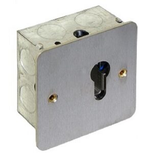 Euro Key Switch Without Cylinder Momentary SS (EACH)