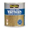 RUSTINS Quick-Drying Int Clear Varnish Satin 250ml (EACH)