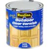 RUSTINS Quick-Drying Ext Varnish Clear Satin 500ml (EACH)