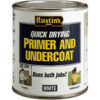 RUSTINS Qd Int/Ext Wood Primer/Undercoat White 250ml (EACH)