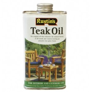 RUSTINS Teak Oil Int/Ext Satin/Gloss 250ml (EACH)