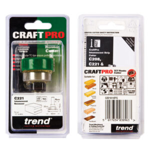 TREND C221X1/2TC Intumescent Cutter Set 15mm X 40mm (EACH)