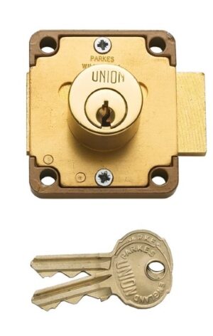 UNION J4106-PL Cupboard Lock Cylinder Pattern 45mm Brass (EACH)
