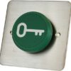 Exit Switch Round Key Symbol SS/Green (EACH)