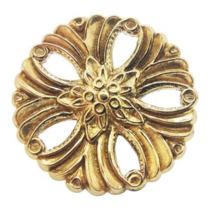 LILLY +8257/44PB Cupboard Knob 42mm PB (EACH)