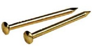 Escutcheon Pin 13mm Brass (PK 100)