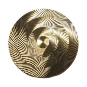 LILLY Cupboard Knob 25mm D'Cut Brass (EACH)