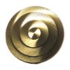 LILLY Cupboard Knob 38mm D'Cut Brass (EACH)