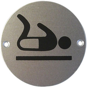 Pictogram Baby Change Room 75mm Dia SAA (EACH)