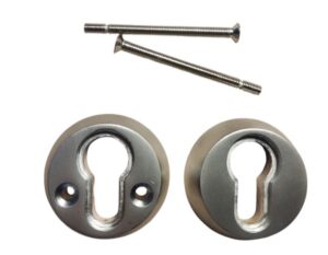 EUROSPEC Euro Security Escutcheon Set Bolt Through SC (SET)