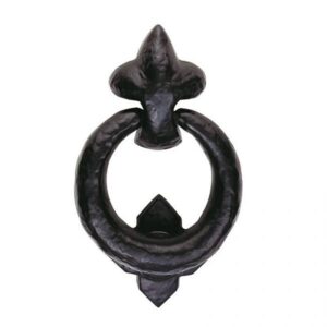 LUDLOW FOUNDRIES Ring Door Knocker 95mm Black Antique (EACH)